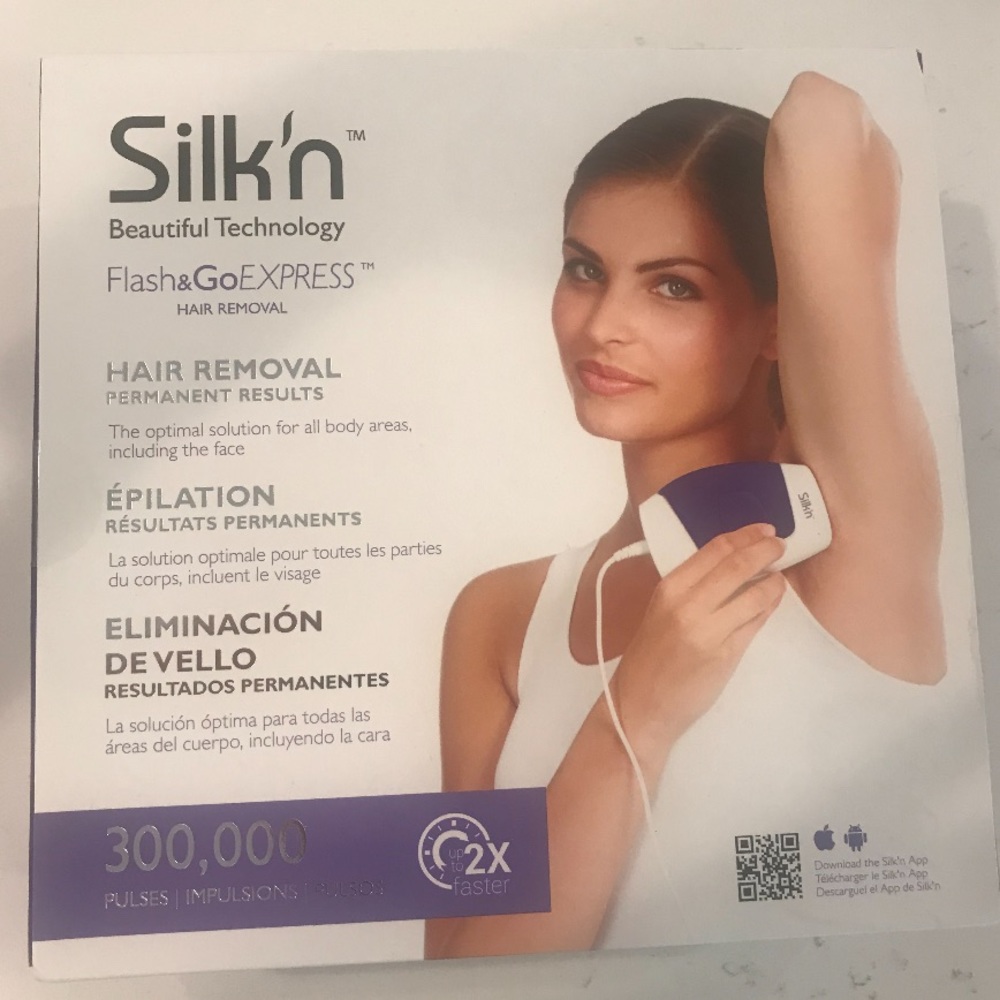 Silkn - NWT Flash & Go Express Hair Removal Device